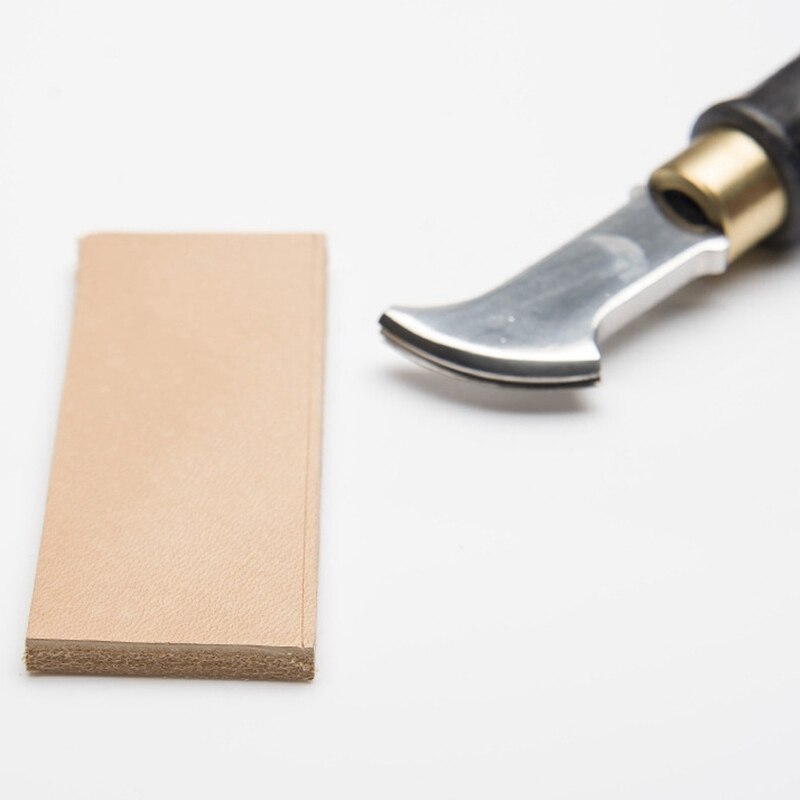 Leather Edge Creaser 2.5mm Leather Edge Creasing Tool Stainless Steel Edge Marking Leather Craft Black Wood Handle Tools