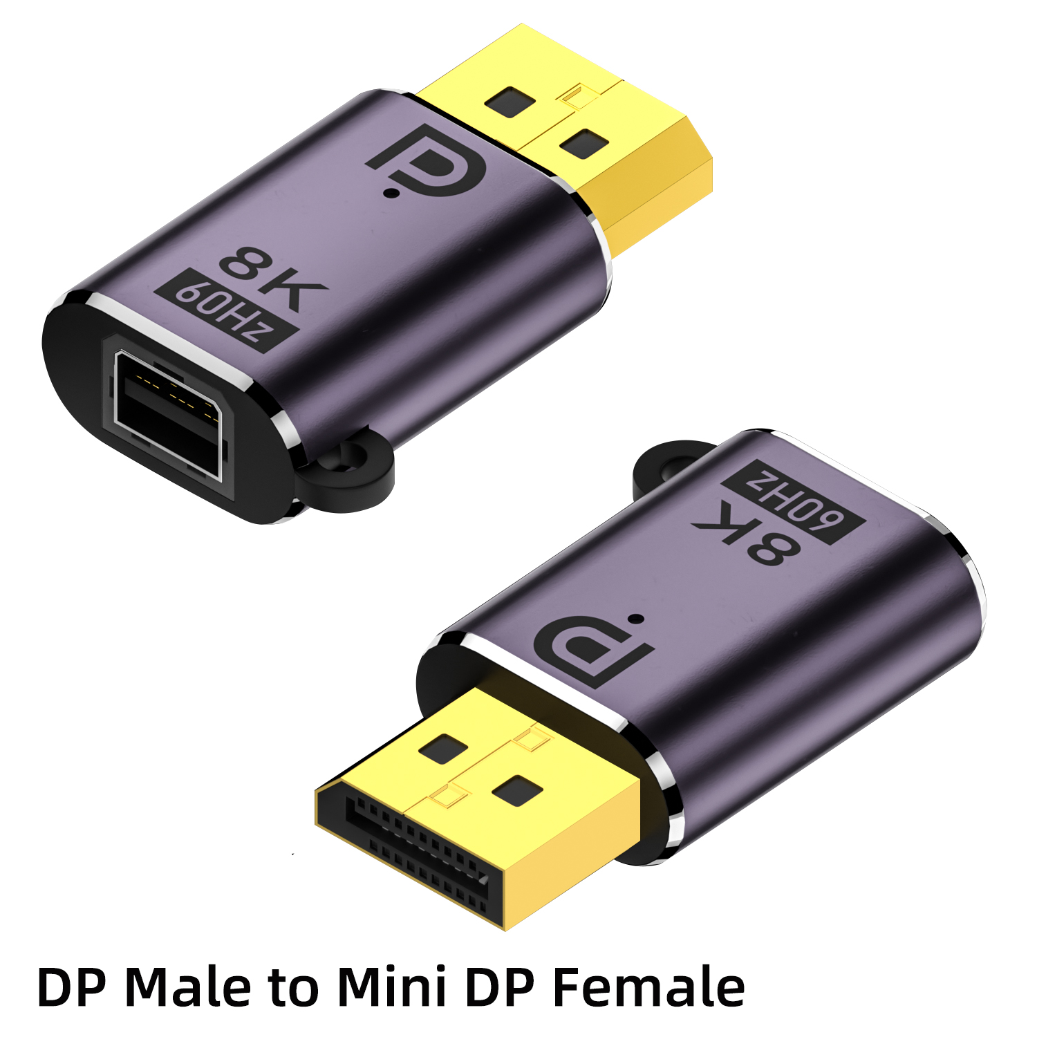 8K Mini DP Displayport 1.4 Adapter Converter 8K@60Hz 4K@144Hz DP to Mini DP Male to female Connector Extender for PC Laptop TV: Red