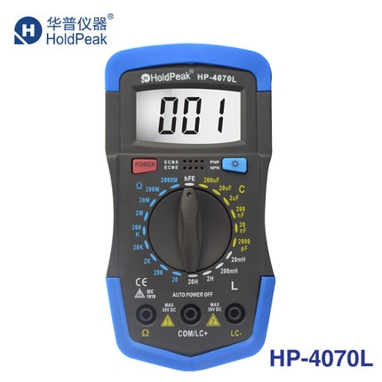 HoldPeak HP-4070L Digital Capacitance Meter Inductance Meter LCR Meter