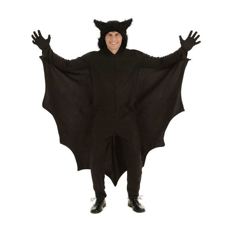 Mens Halloween Party Bat Fancy Dress Costume Men's Vampire Bat Cosplay Outfit 89372 MXL