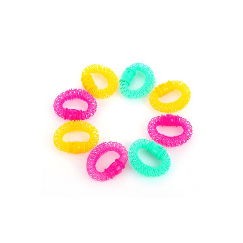 Magie Curler Haar Rollen Locken Rolle Glück Donuts Lockiges Haar Styling Rolle Frisur Magie Bendy Curler Spiral- Locken DIY Werkzeug: 8Stck klein Größe