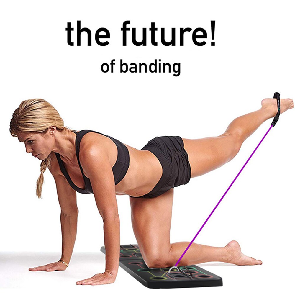 9 in 1 Push Up Rack Board Men Women Comprehensive Fitness Exercise Push-up Stands Body Building Training System Home Equipment