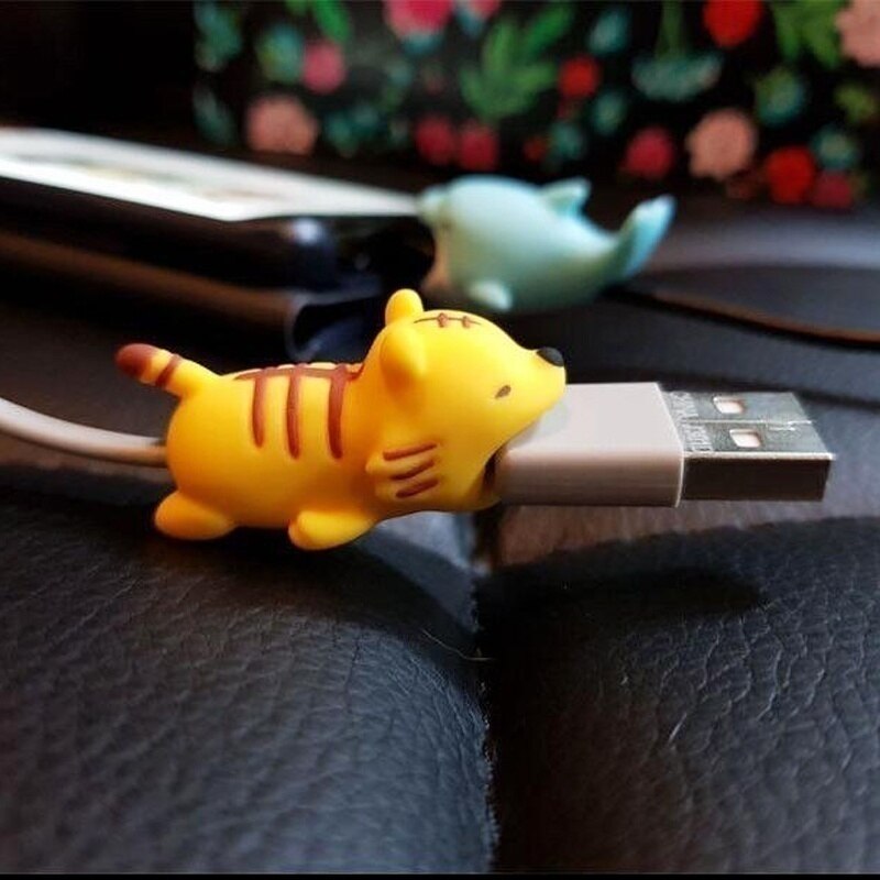Kabel Beschermer Winder Voor Usb Opladen Data Kabel Draad Bescherming Cover Bescherm Case Cartoon Koord Protector Kabel Organizer