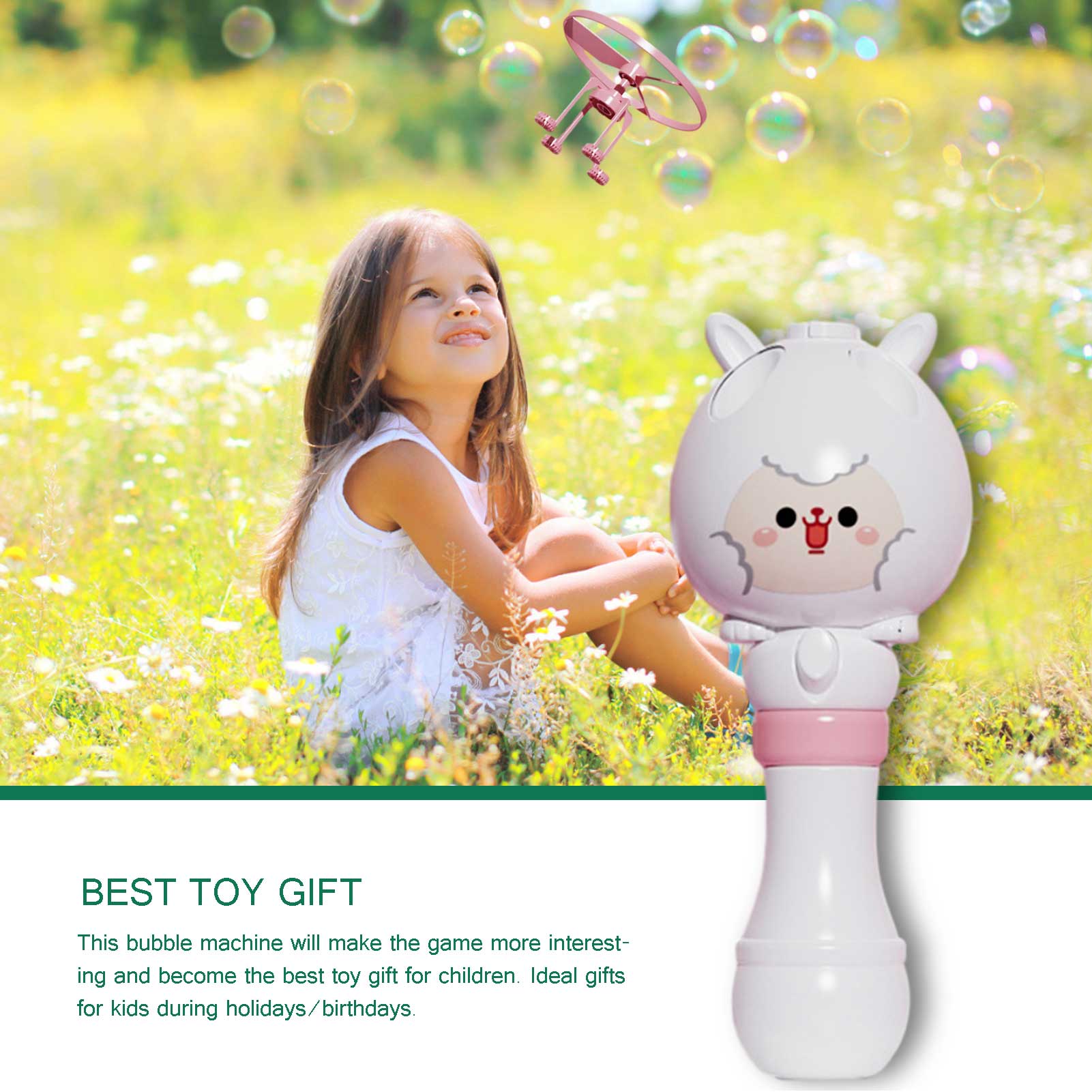 Bubble Machine Bamboe Libel Leuke Outdoor Bubble Blower