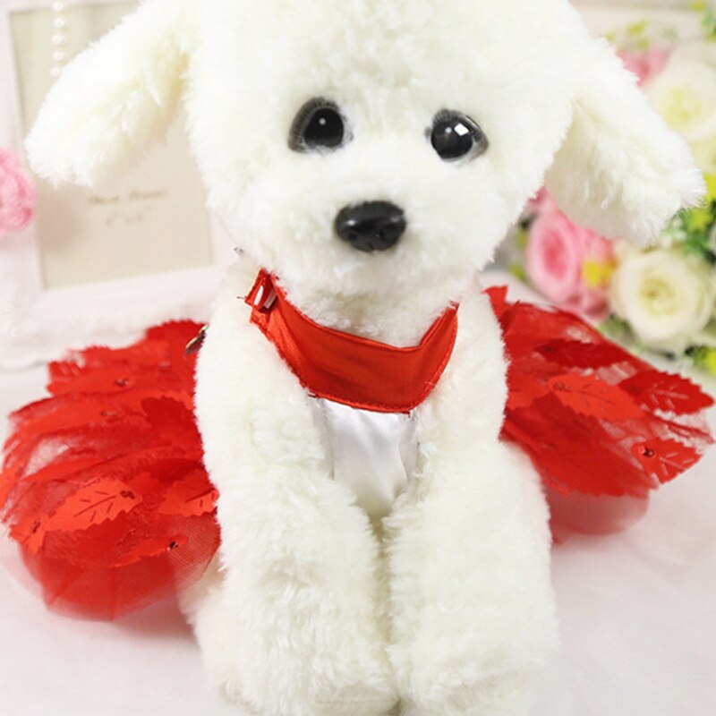 Ropa para perros pequeños, vestido para perros de princesa dulce, primavera-verano, encaje para cachorros pequeños, princesa Chihuahua