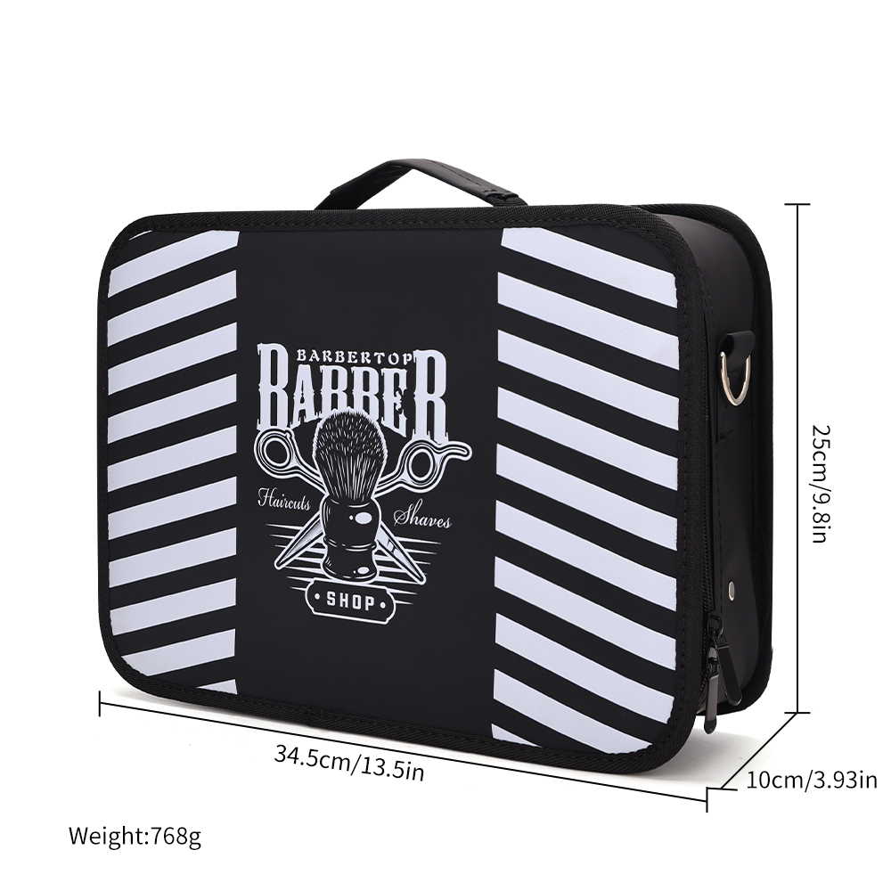 Portable Stylist Hairdressing Tool Bag Large Capacity Case for Scissors/Salon Tools, Barber Organizer Suitcase