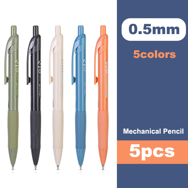 Deli 0.5/0.7mm Mechanical Pencil HB Pencil Leads Set Automatic Pencil Core Refill Art Drawing Sketching Students School Supplies