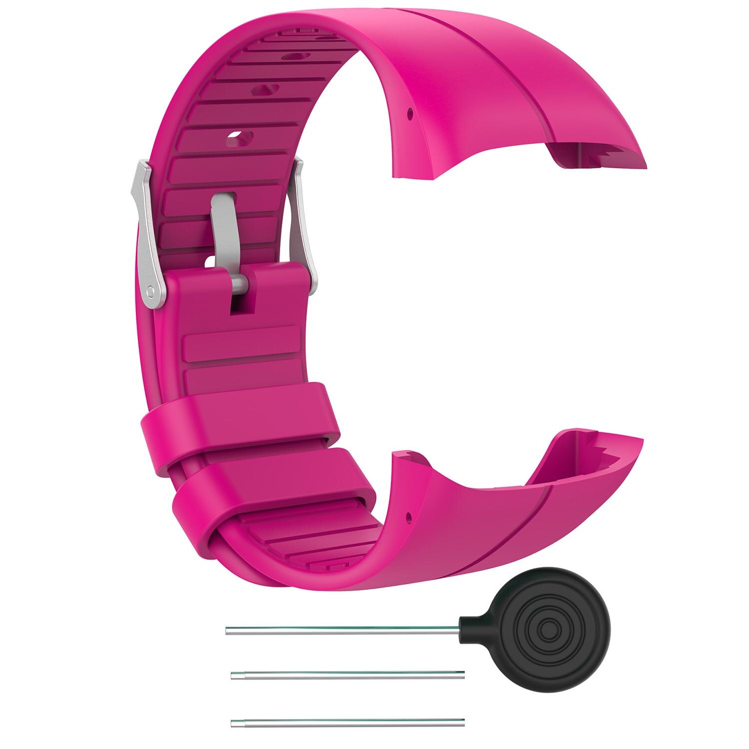 Colorful Solid color Watchband Strap For POLAR M400 M430 Smart Watch Strap Silicone Sport Watch band Replacement Bracelet: 8