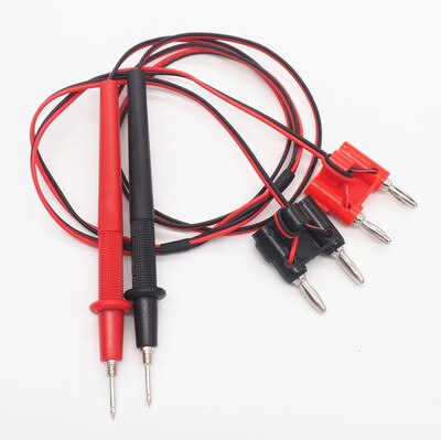High precision Insulated four line test clip,LCR digital electric bridge test cable clip, LCR meter: Red