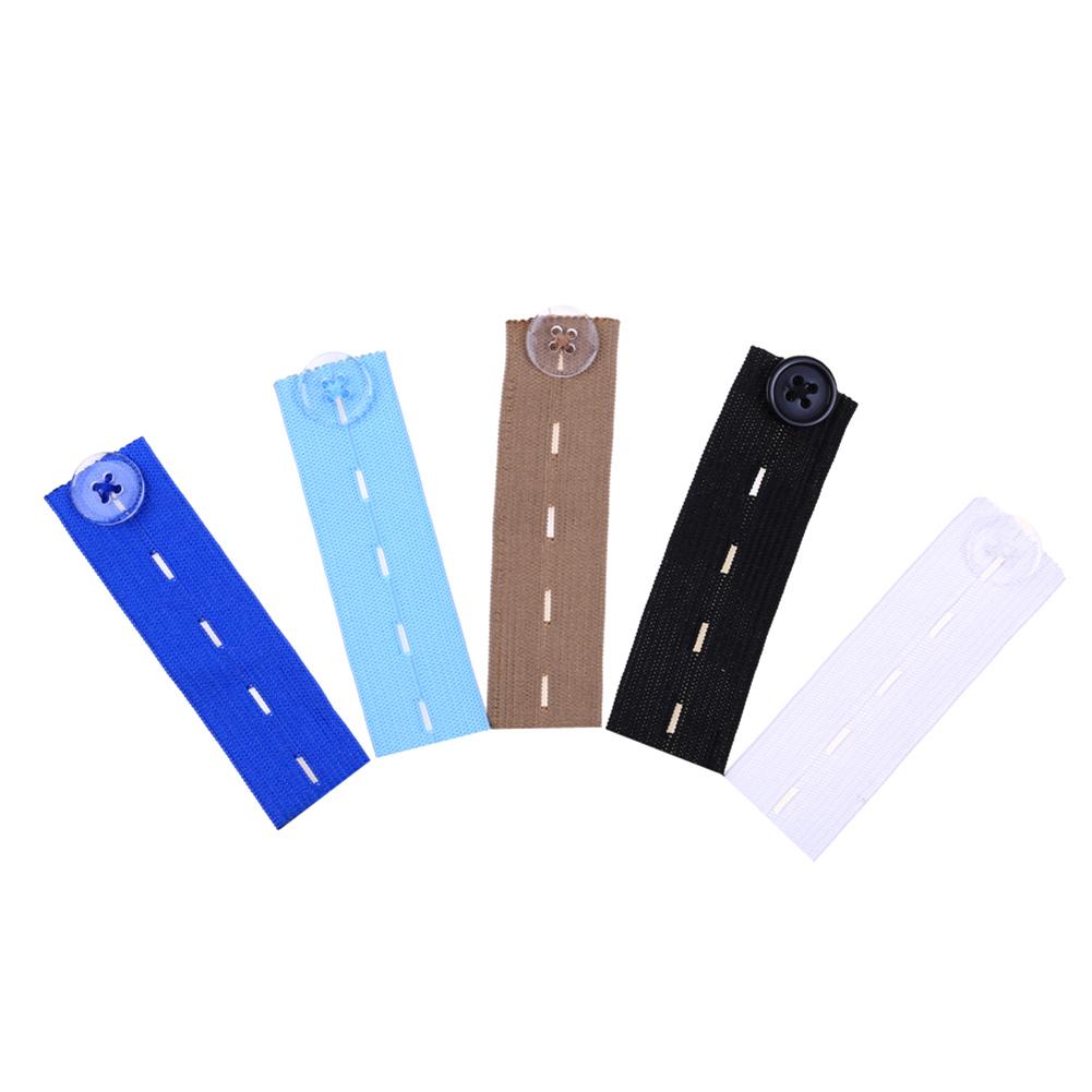 1 Stuks Rok Broek Jeans Taille Expander Tailleband Extender Knop Broek Elastische Extender Wonder Knop Riem Extension Gesp