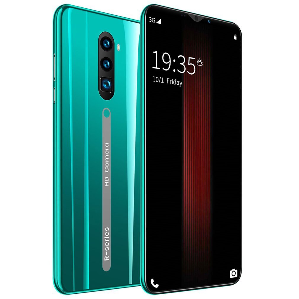 Rino3 Pro 5.8 Inch Screen Android Phone Purple Water Screen Smartphone Solid Color Mobile Phone Cool Shape