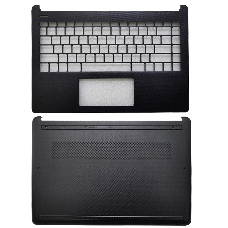 Housings for HP 14-DQ FQ 14S-DR 14S-FR TPN-Q221 Laptop Keyboard Palmrest Topcases Upper Bottom Cover Replacement Spare Parts: SKY BLUE