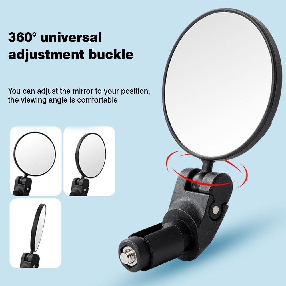 Manillar final bicicleta espejo ciclismo montar espejo retrovisor espejos accesorios para bicicleta de montaña bicicleta de carretera MTB: Default Title