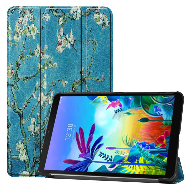 For LG G Pad GPad 5 Case 10 1 inch LM-T600L PU Leather Folding Stand Magnetic Cover for LG GPad5 10.1 inch Tablet Case Kids: XH
