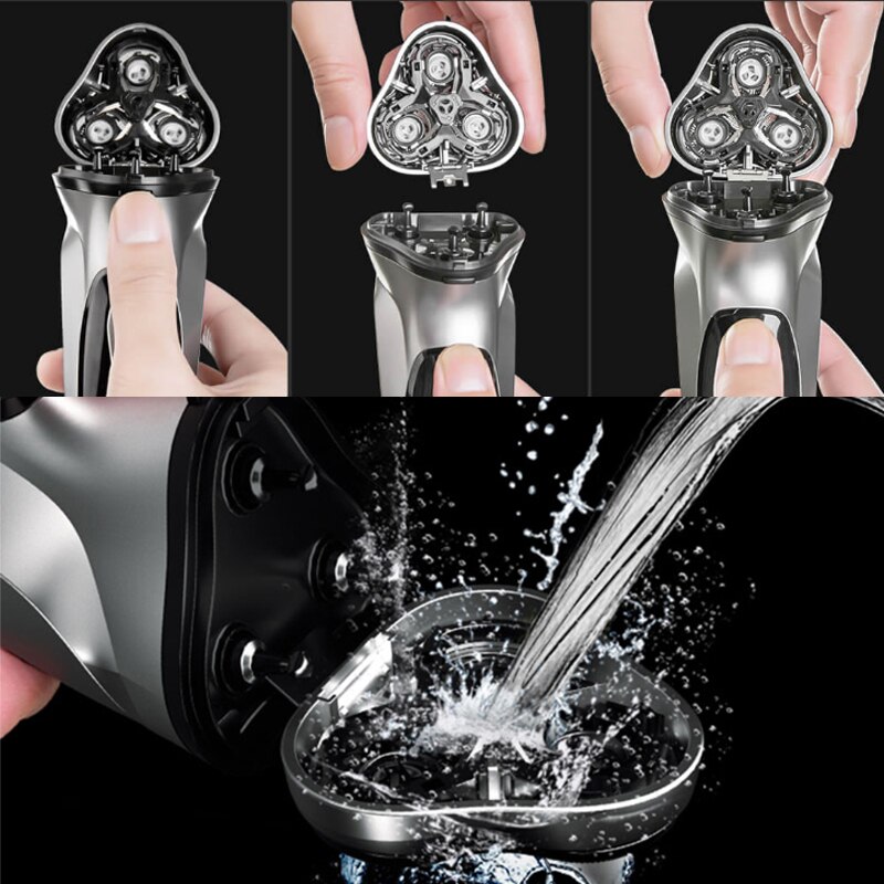 Xiaomi Enchen BlackStone Electric Shaver Men's Razor 3D Floating Blade Head, Removable Blade Wash 5