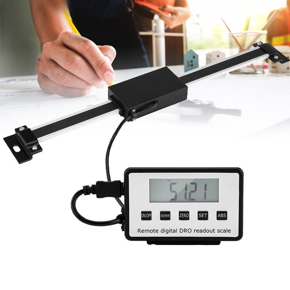 0-150/300mm Ruler Linear Tool Led Durable Digital Readout For Milling Lathe Magnetic Accurate Measuring Scale LCD Display Remote