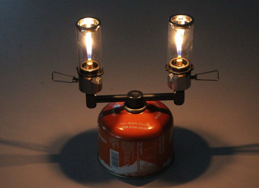 Jeebel-Divisor de linterna de Gas para campamento, adaptador de cilindro de Gas para estufa de Camping al aire libre