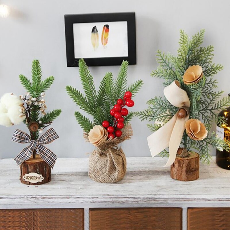 Christmas Tree-Pine Leaf Simulation Christmas Tree Potted Plants Christmas Decoration