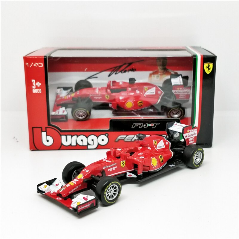 BBurago 1:43 F1 SF90 SF14T Nr7 Kimi Raikkonen SF15T Nr5 Sebastian Vettel F2012 #6 Felipe Massa Diecast Model Car: SF14T No14 F.Alonso