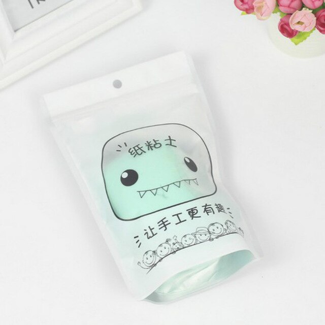 100g Licht Papier Klei Lizun Genoeg Grote Volume Zachte Monster Papier Klei Plasticine DIY Kid Speelgoed Tekening Slime blauw Polymeer: 5