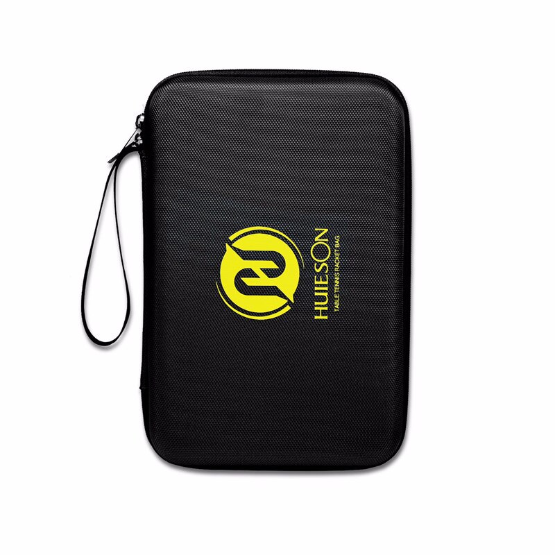 Huieson – raquette de Tennis de Table carrée professionnelle, combinaison de sac étanche de grande capacité pour Double raquettes, ensemble d'accessoires: black