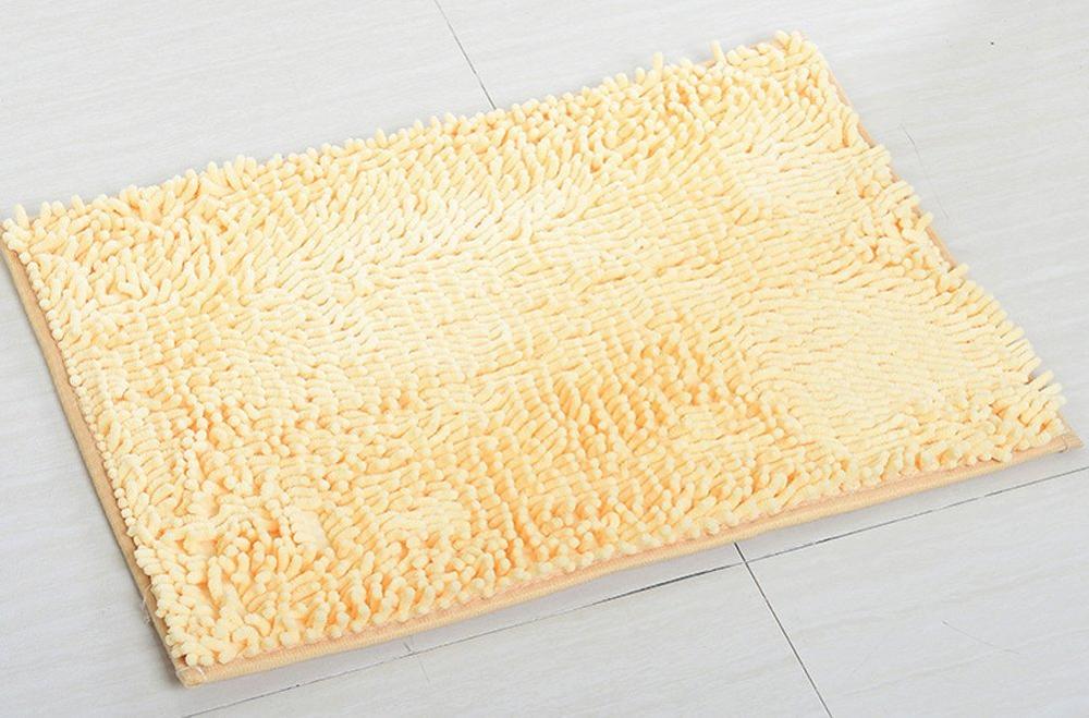 40*60CM Absorbent Bath Mats for Tub Non - Slip Grey Bath Mat for Bathroom Floor Bath Rug Machine Washable 50: Cream