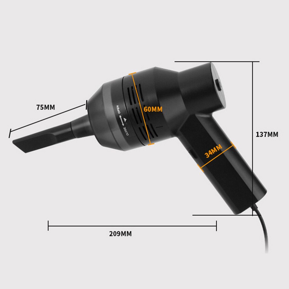 Vacuum Cleaner Dust Remover Cleaner Portable Mini Handheld Vacuum Cleaner USB Powered/Rechargeable Dust Brush for Car