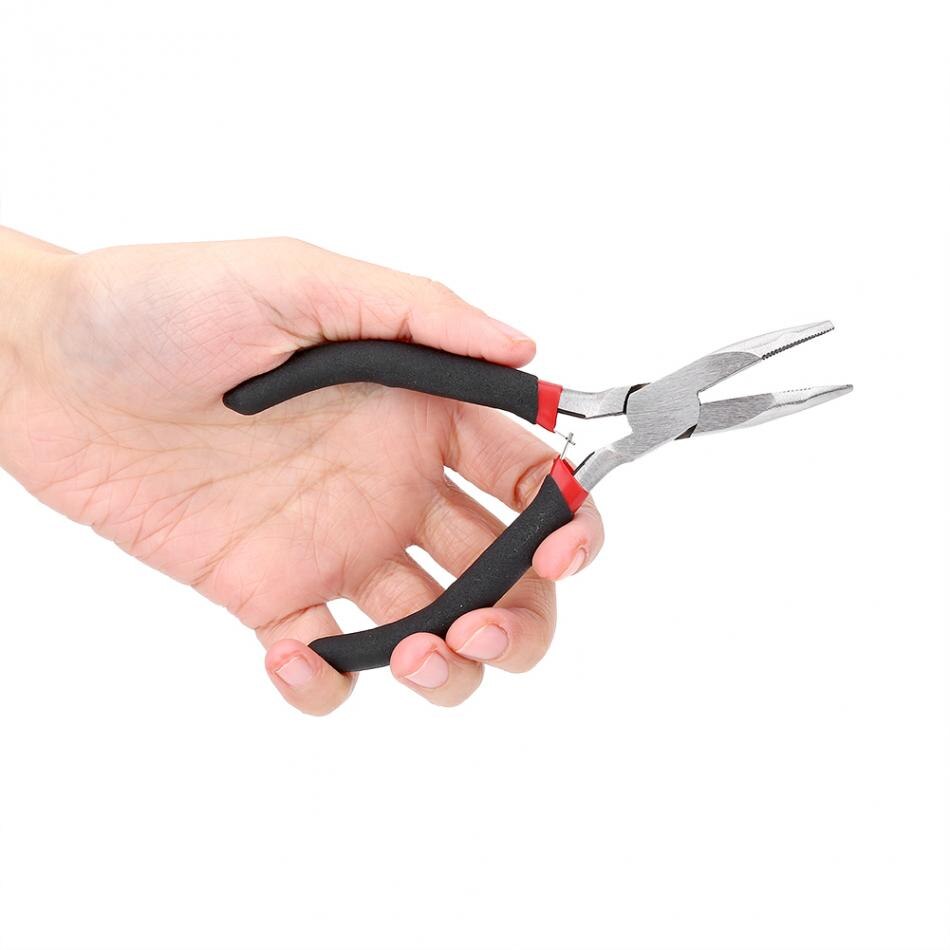 Kit de extensiones de cabello, Kit de herramientas de extensión de cabello, Micro anillos de cuentas de silicona, 2 ganchos de tracción y alicates, 500 Uds.