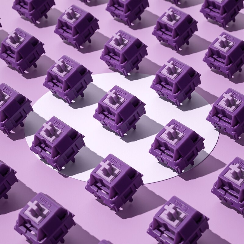 Kailh Purple Potato Switches DIY Mechanical keyboard Switches Waterproof HP Tactile MX POM Stem 18mm Long Spring