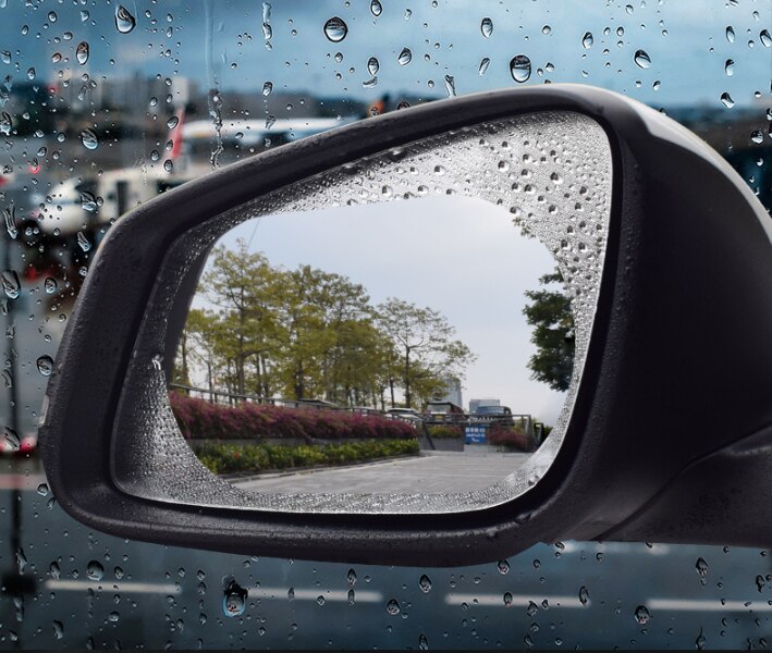 Bil bagspejl beskyttende film anti-tåge klar regntæt til mitsubishi lancer asx outlander pajero  l200 til samsung  qm6 qm3