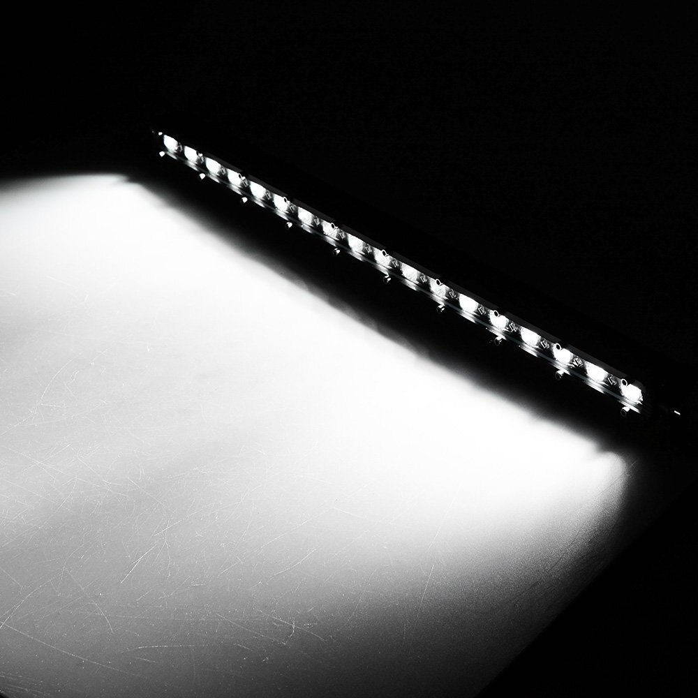 7&quot; 13&quot; 20&quot; 25&quot; 32&quot; 38&#39;&#39; Straight Slim LED Light Bar Single Row 60W 90W 120W 150W 180W For SUV 4WD ATV Off Road LED Work Light