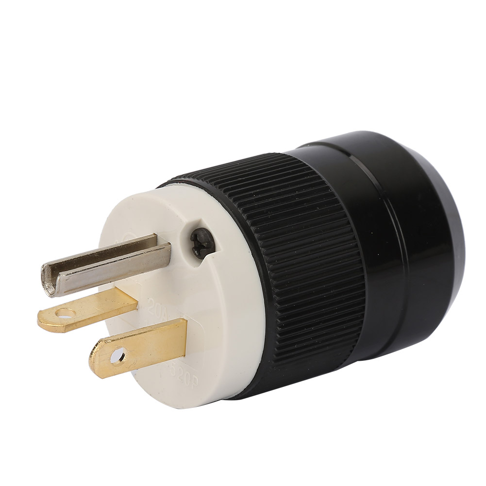 Enchufe de alimentación Industrial, de 3 polos conector de alimentación, 3 agujeros, impermeable, grado Industrial: Oro