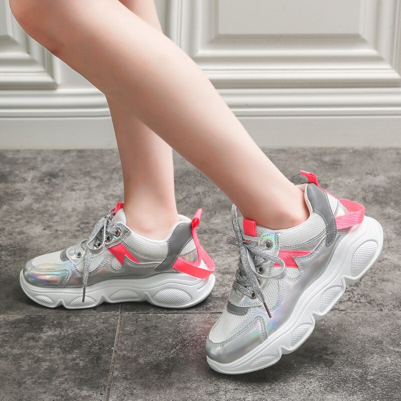 Tenis Feminino Women Tennis Shoes Tenis Mujer Female Gym Sport Shoes Stability Thick Sole Trainers Women Tennis Shoe Cheap