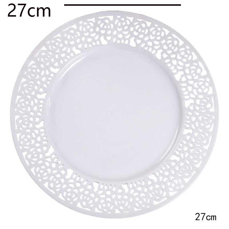 Chinese Tableware Western Food Plate Set Model Room Hotel Hollow Ceramic Tableware Set Tableware Full Package Pad Napkin