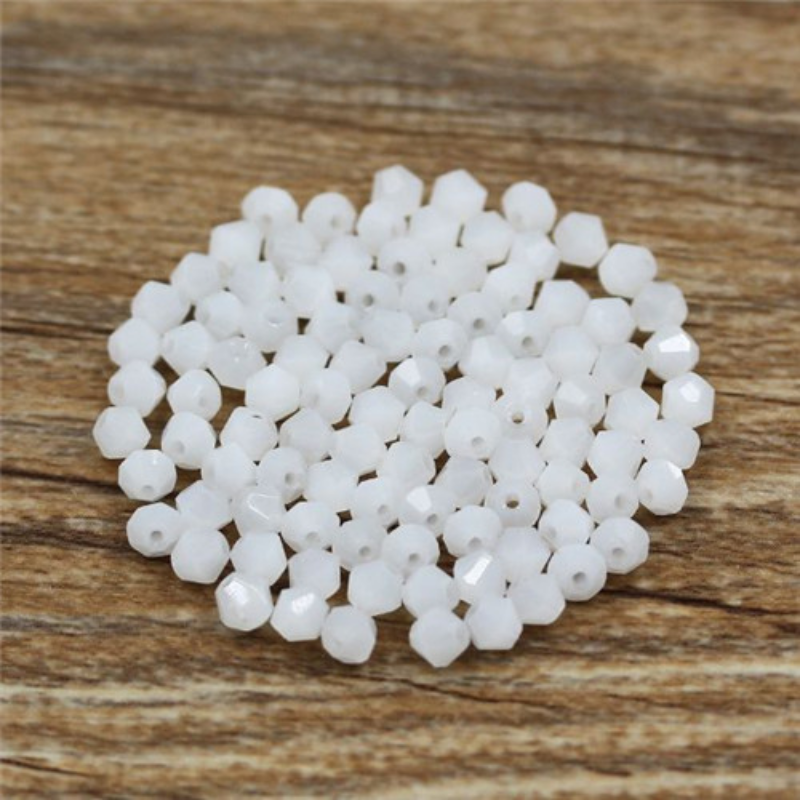 300 Uds. Exquisitas cuentas de cristal sueltas bicono de 4mm para accesorios de fabricación de joyas 001-020: Oro