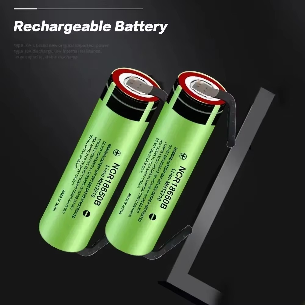 18650 Bateria NCR18650B 3,7 V 3400 mah Baterie litowe 18650 z arkuszem niklowym do spawania DIY