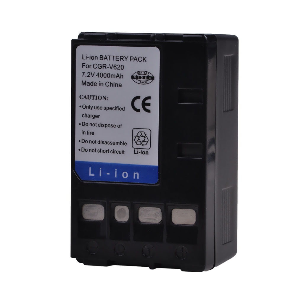 Batería de CGR-V620 PowerTrust CGR-V14S para cámara de CGR-V610, 1x4000mAh, para Panasonic V610 V620 CGR-V26S NV-RX14 NV-RX17