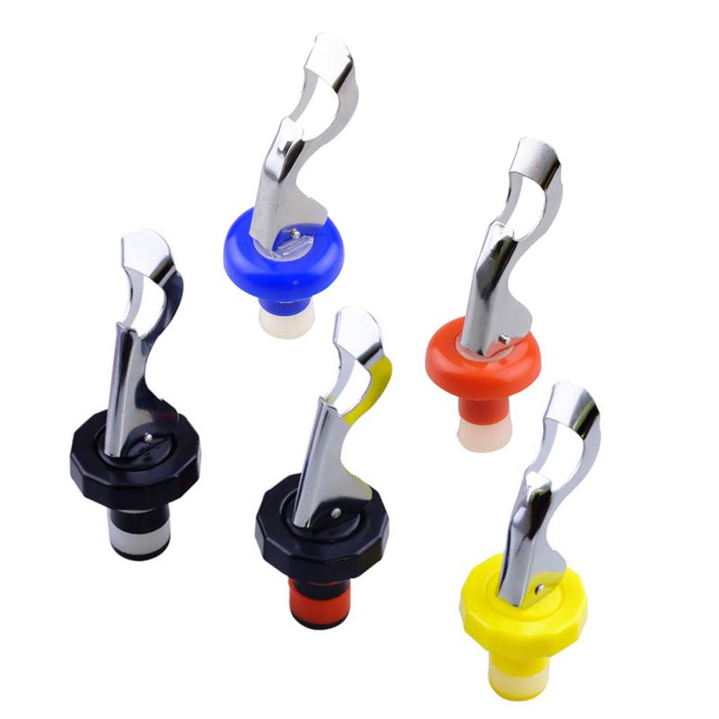 1Pc Wijn Druk Vacuüm Afdichting Plug Wijnfles Stop Servies Wijn Flessenstop Wijn Set Lekvrije Cap keuken Tool