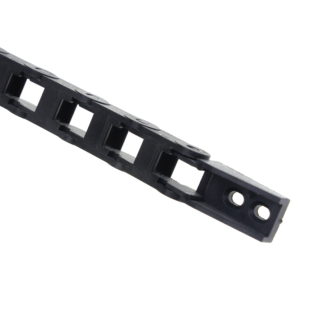 7 x 7mm 7*7mm L1000mm Cable Drag Chain Wire Carrier with End Connectors for CNC Router Machine Tools