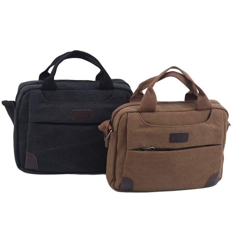 Bolso de lona ligero para hombre, bandolera informal, impermeable, Bolso de hombro de negocios para hombre