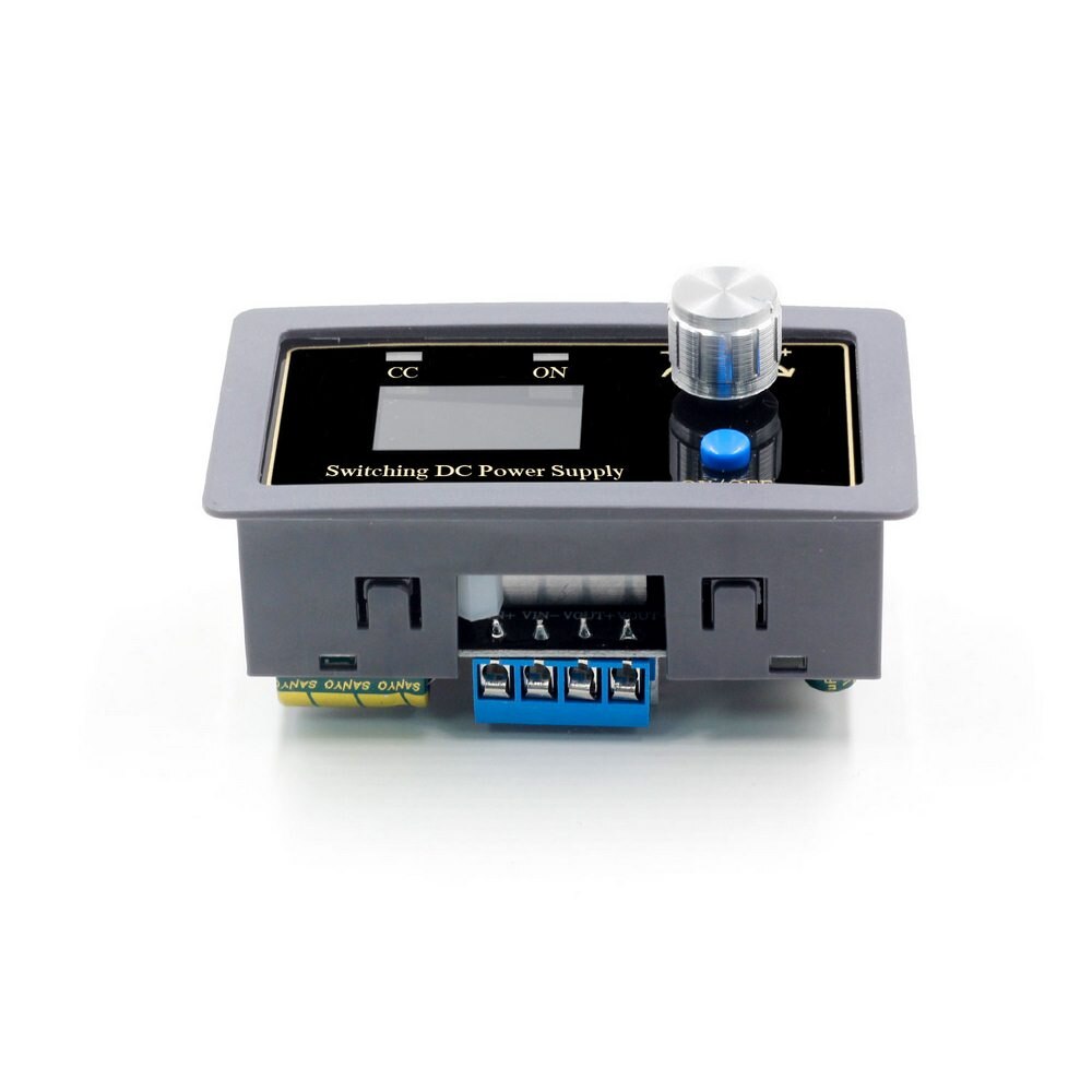 Automatic Boost/Buck Converter Buck-boost DC Adjustable Regulated Power Supply DIY Solar Charging Meter Case