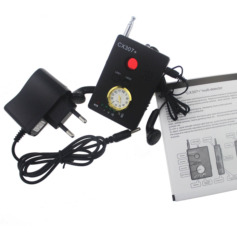 CX307 +-Detector de señal para teléfono móvil, dispositivo de monitoreo inalámbrico, con conexión inalámbrica por cable, con GPS, para posicionamiento