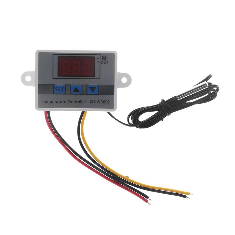 12v 24v 220v W3002 Digital Controlador De Temperatura 10a Led Regulador Do Termostato Grandado