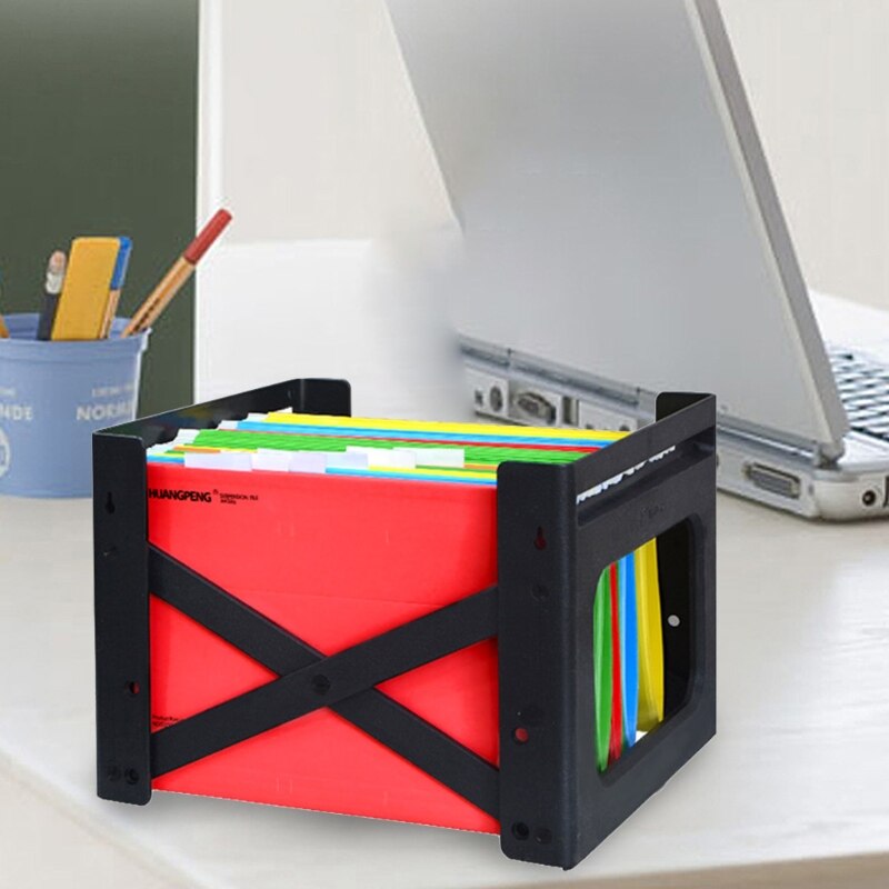 A4 FC File Folder Organizer Adjustable Book Shelf Business Document Holder Storage School Office Supplies