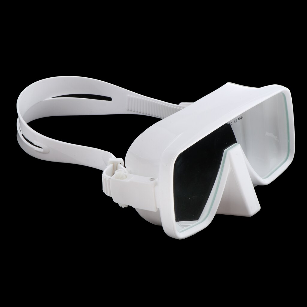 Adult Scuba Diving Mask Anti-Fog Tempered Glass Lens Snorkel Goggles Box