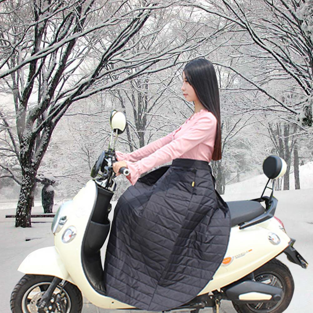 Cubierta de delantal para pierna de 80-110cm, falda de algodón gruesa para lluvia, a prueba de viento, Protector de pierna cálido para Moto, coche, Scooter, coches eléctricos, 1 pieza