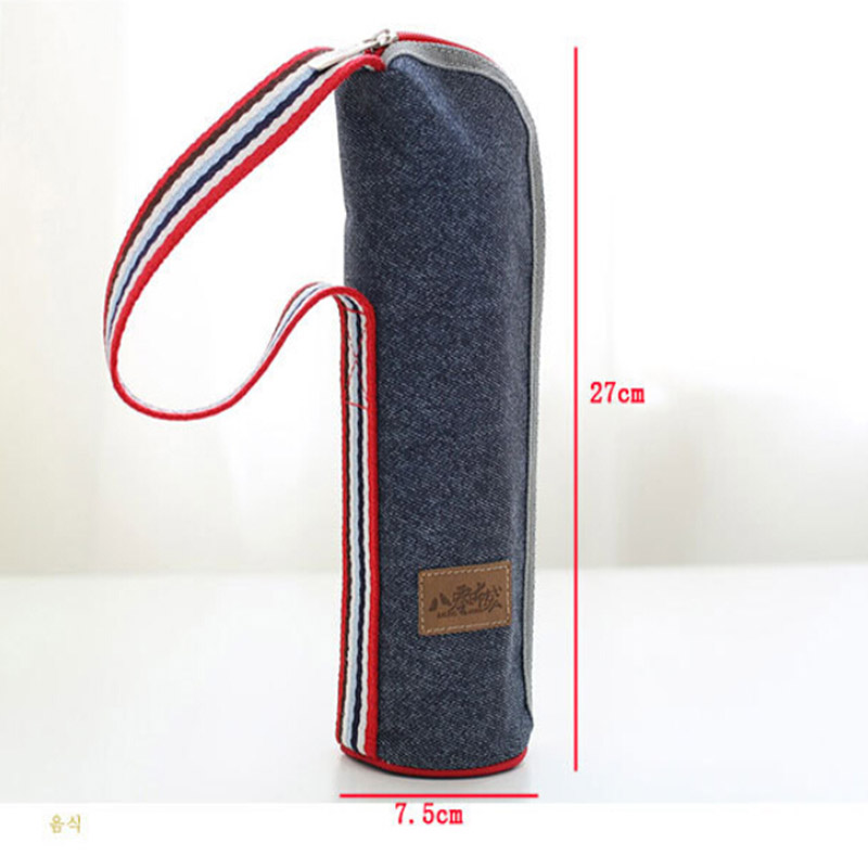 Stil oxford tøy termoskopp posere vannflasker deksel ermebærer varm varmeisolasjon vannflaskeposer flessenzakken