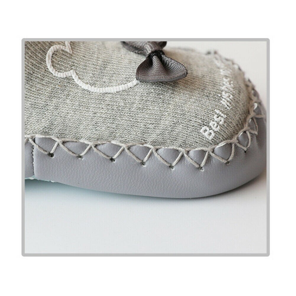 Baby Sokken Baby Leuke Cartoon antislip Katoen Peuter Vloer Sokken Kinderen Schoenen Slipper Strik Naaigaren Sokken
