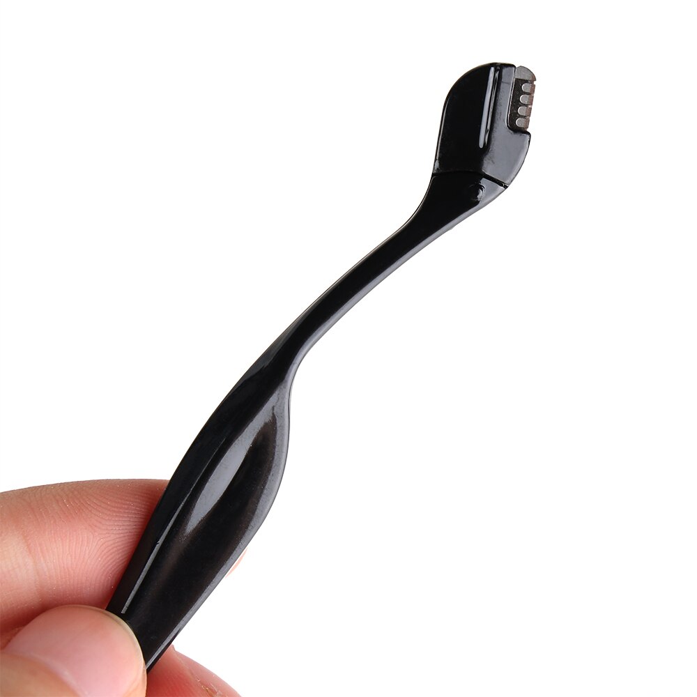 Navaja portátil para cejas, cortador de cejas de acero inoxidable, cuchilla, removedor de pelo, herramientas de maquillaje Facial, 2 uds.