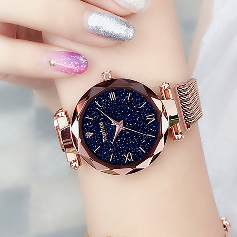 Luxe Vrouwen Horloges Magnetische Sterrenhemel Vrouwelijke Klok Quartz Horloge Dames Polshorloge reloj mujer relogio feminino